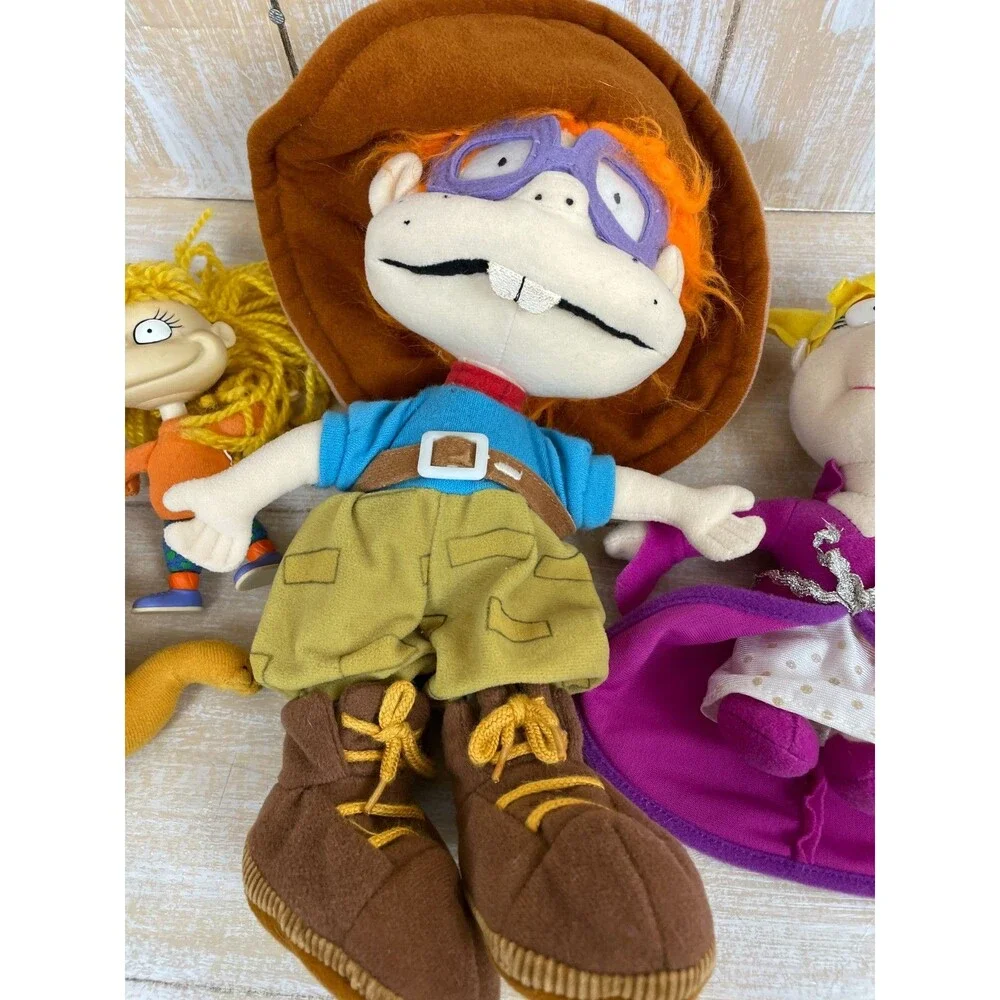 Vintage Toy Rugrats Action Figures by Mattel Nickelodeon Dolls Lot of 6 plush